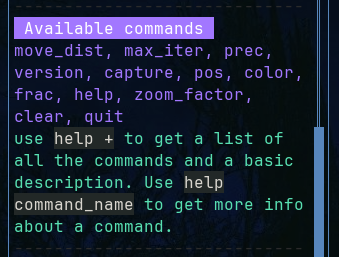 help command